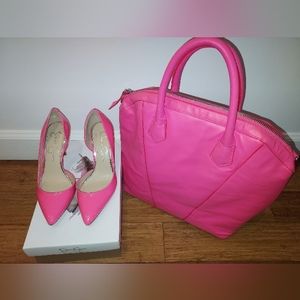 💗 Jessica Simpson Hot pink heels size 7
